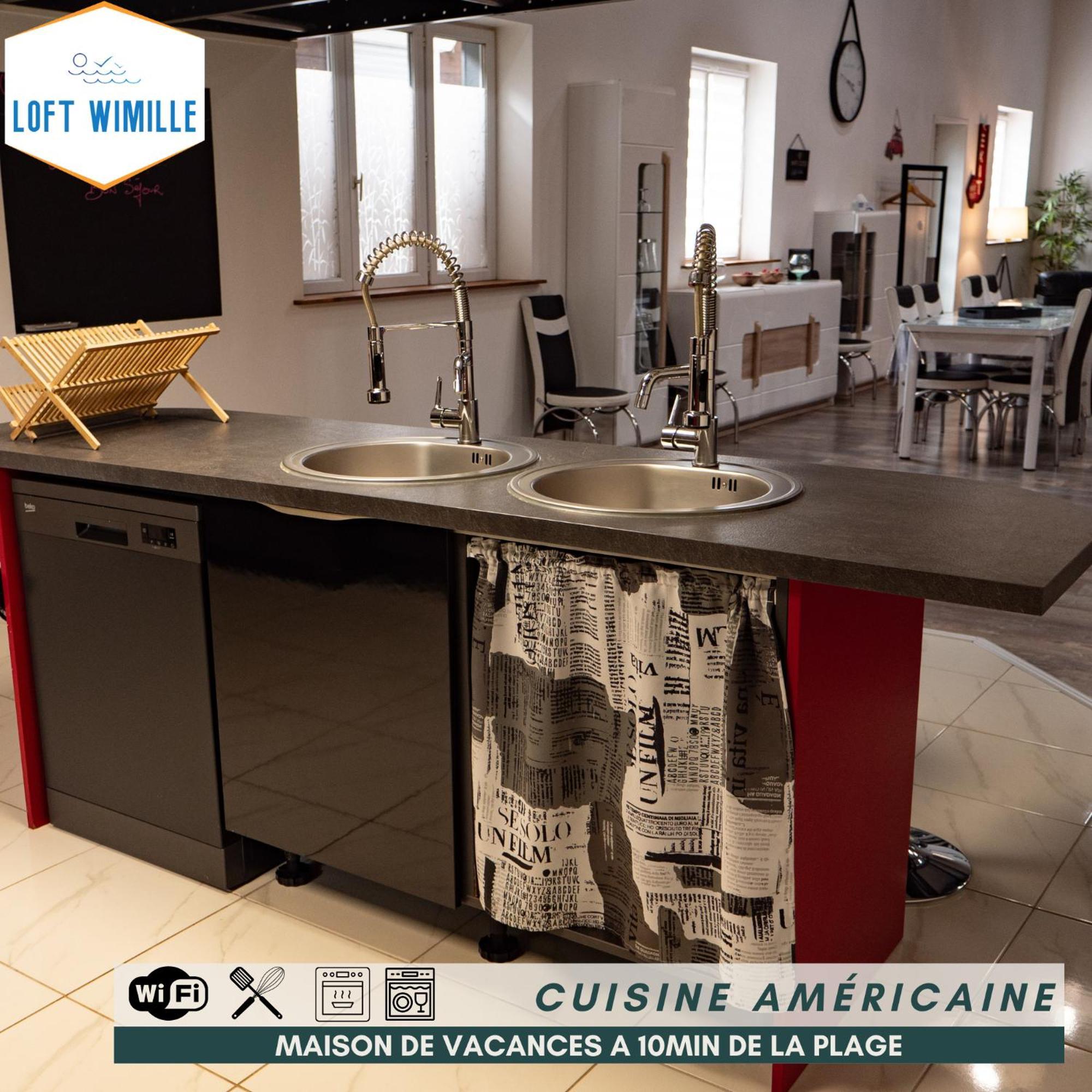 Loft Spacieux A Wimille, Proche De Nausicaa Et Des Plages, 8 Couchages Exterior foto